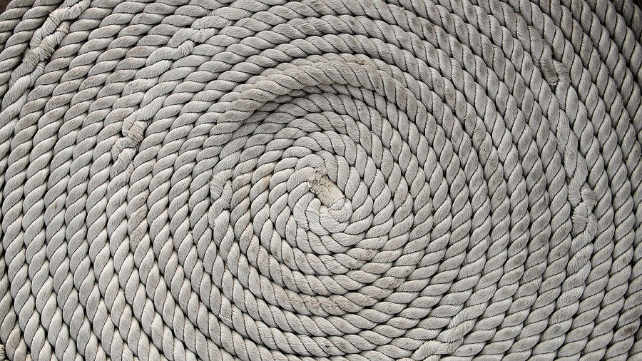 Boat Rope No1 Photograph by Weston Westmoreland