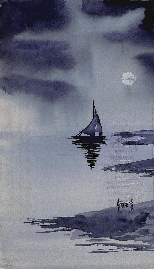 Boat Painting by Sam Sidders