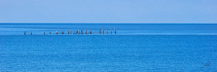 Boat Tie- Ups - Chesapeake Bay Photograph by Paulette B Wright