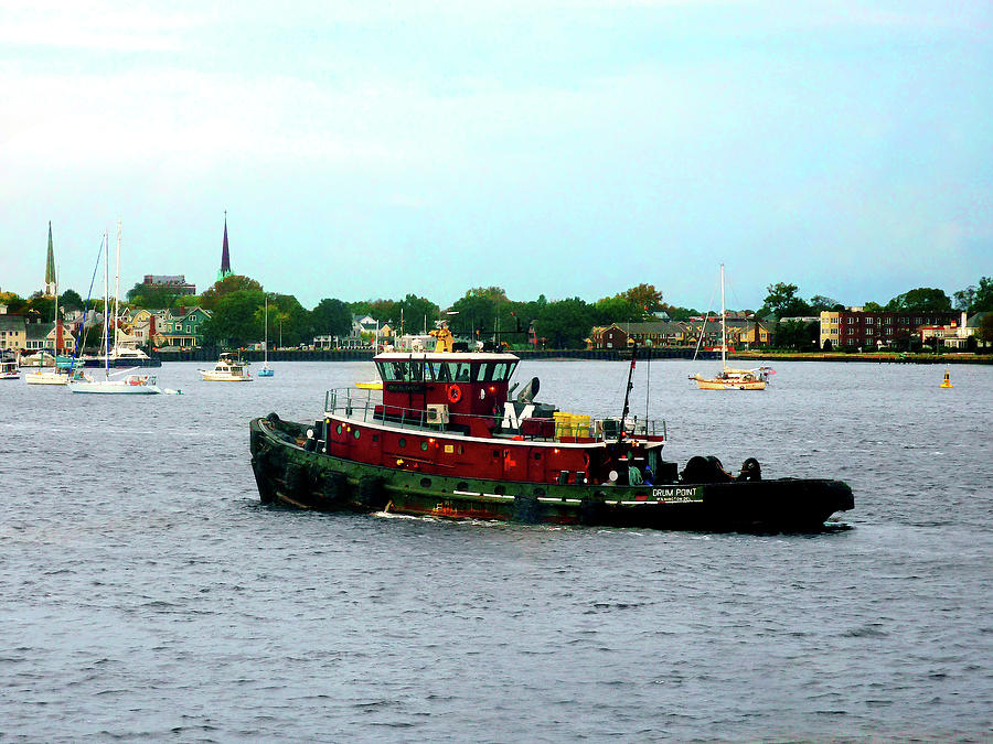 Boat - Tugboat Norfolk Virginia Photograph by Susan Savad