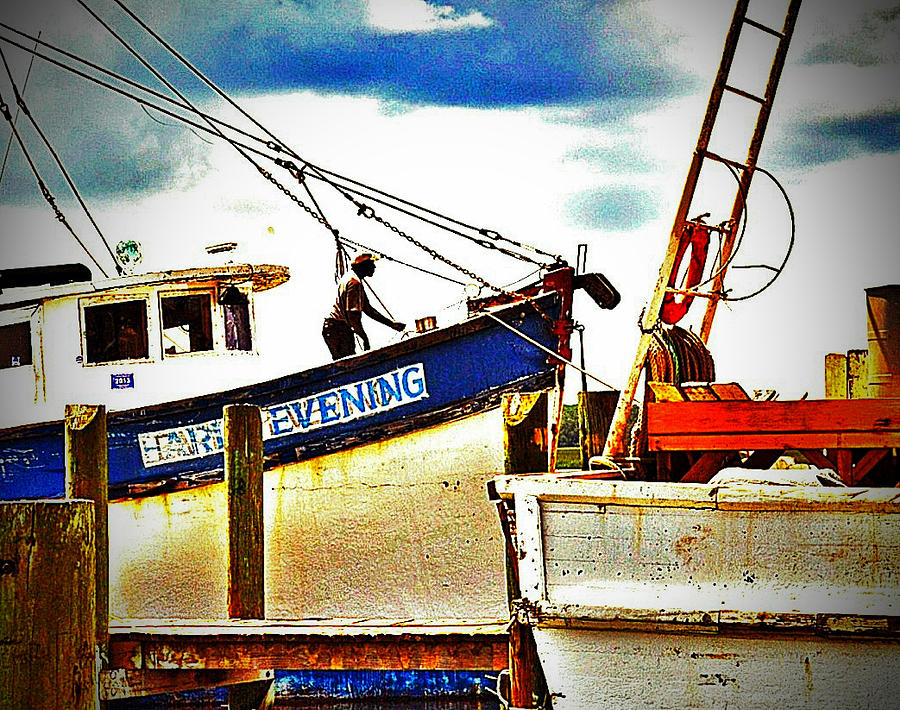 Boat Work Photograph by Patricia Greer