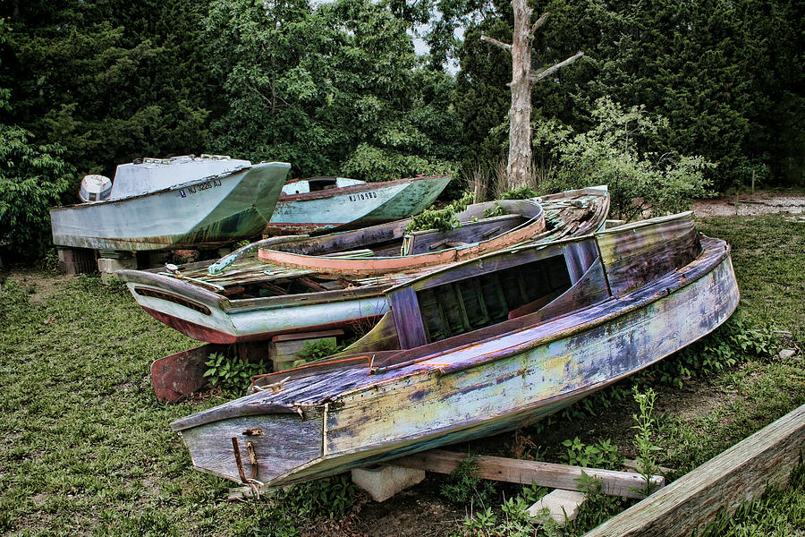 Boat Yard Photograph by Heather Applegate