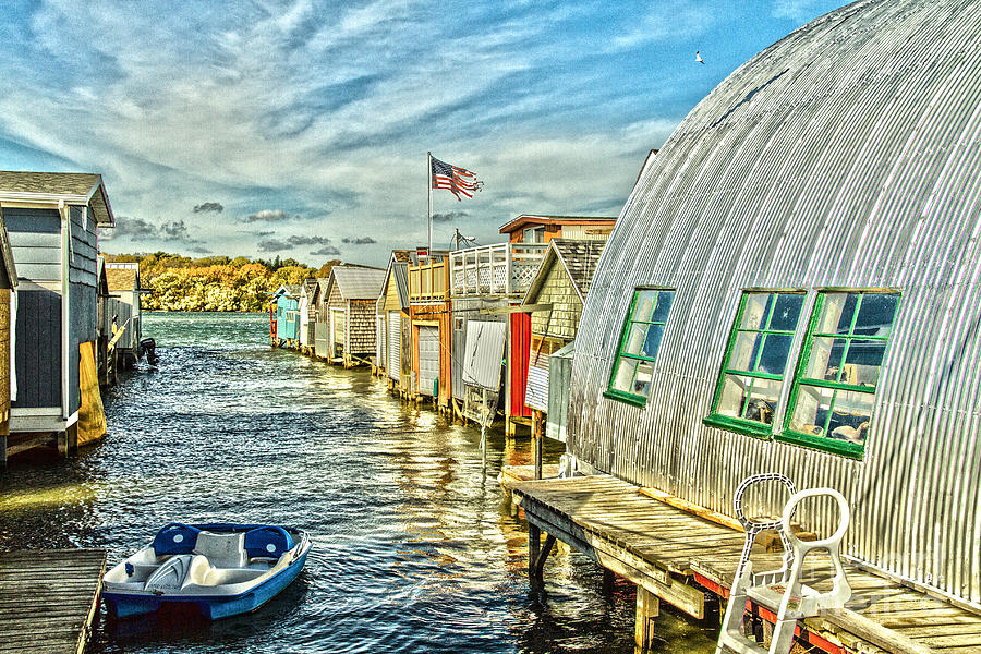 Boathouse Alley Photograph by William Norton