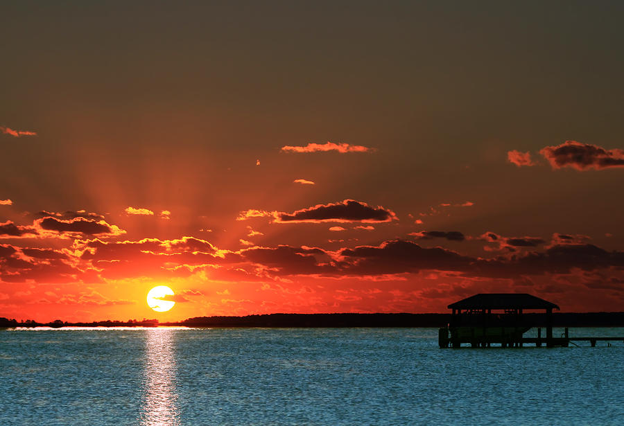 Fantasy Photograph - Boathouse at Dawn by Pete Federico Fantasy Photograph - Boathouse at Dawn by Pete Federico