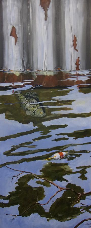 Crappie fish A Painting by Michael Dillon