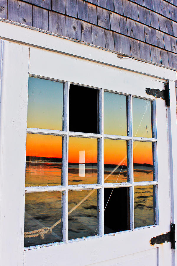 Boathouse Window Photograph by Benjamin Williamson