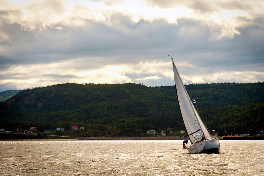 Boating in Tadoussac Photograph by Kathryn McBride