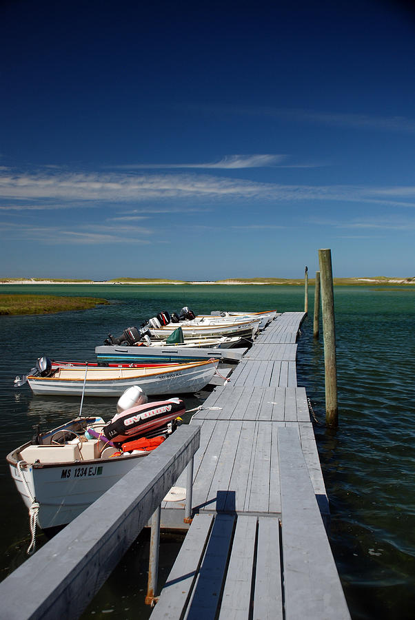 Beach Photograph - Boats at Bass Hole by Mark Wiley Beach Photograph - Boats at Bass Hole by Mark Wiley