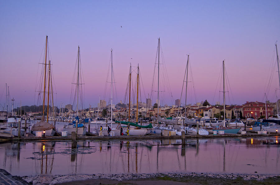 Boat Photograph - Boats at Dusk 2 by Donna Doherty