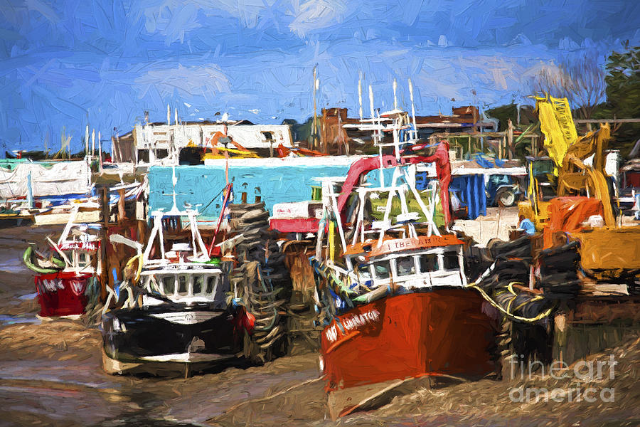 Boat Photograph - Boats at Leigh on Sea by Sheila Smart Fine Art Photography
