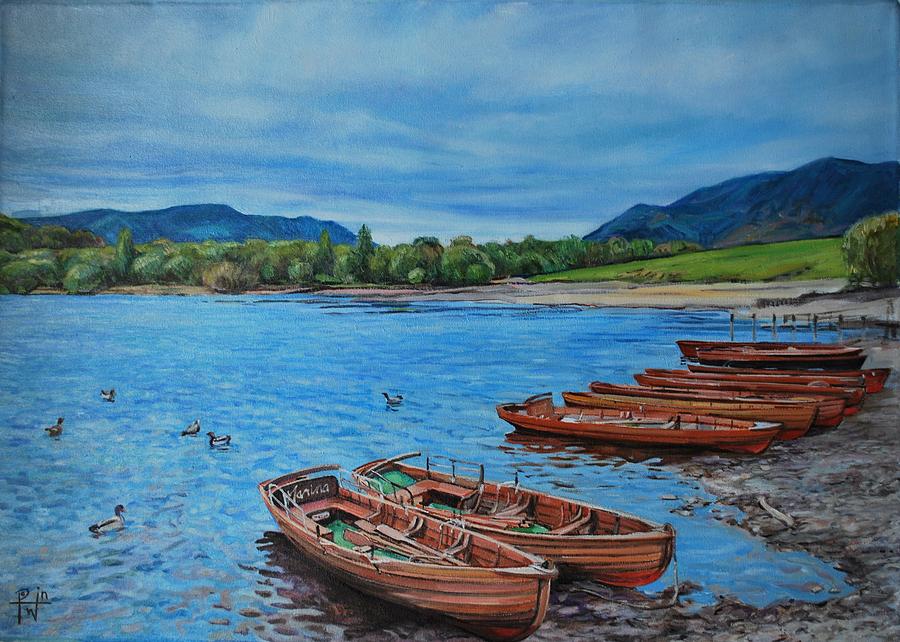 Boat Painting - Boats for Hire by Henry Potwin