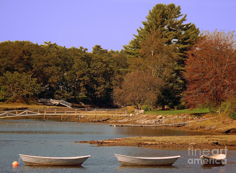 Boats In Kennebunkport Photograph
