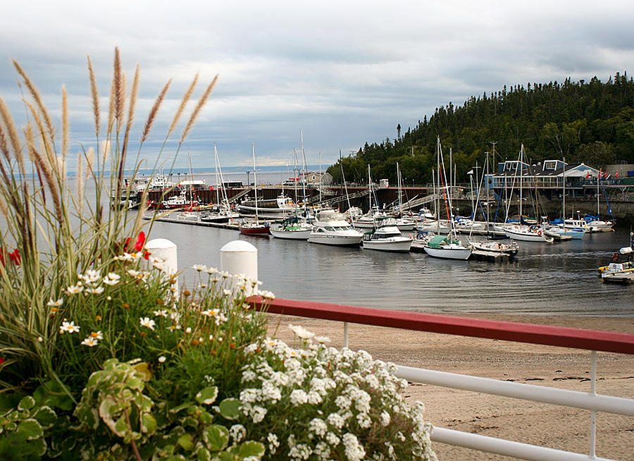 Boats in Tadoussac Photograph by Kathryn McBride