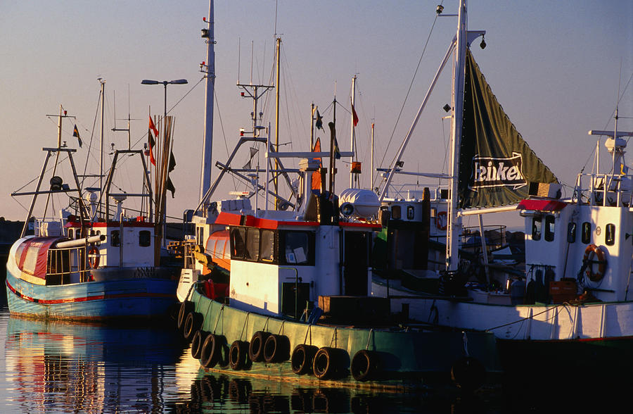 Boats In Village Harbour Photograph by Anders Blomqvist