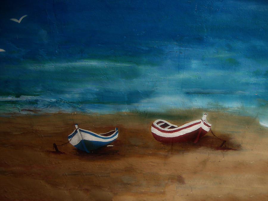 Boat Painting - Boats by Ivan Gomez
