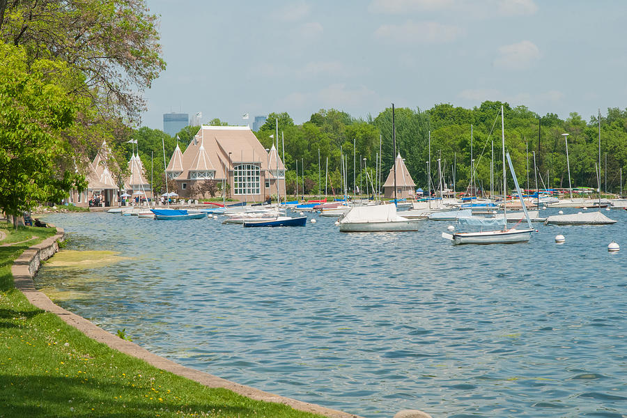 Minneapolis Photograph - Boats of Lake Harriet by Near and Far Photography
