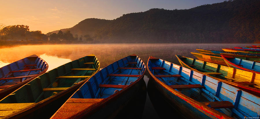 Boats Of The Sun Photograph by Edmund Khoo Photography