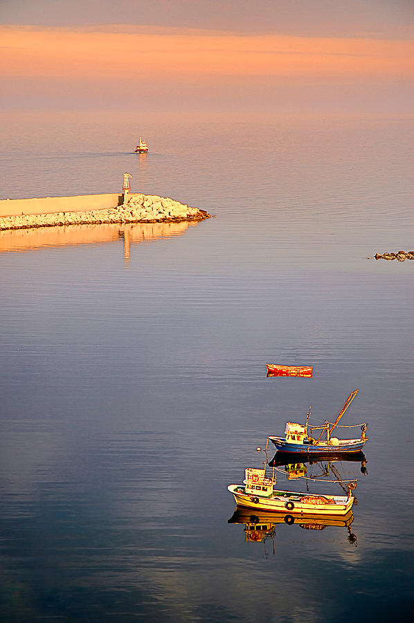 Fish Photograph - Boats by Okan YILMAZ