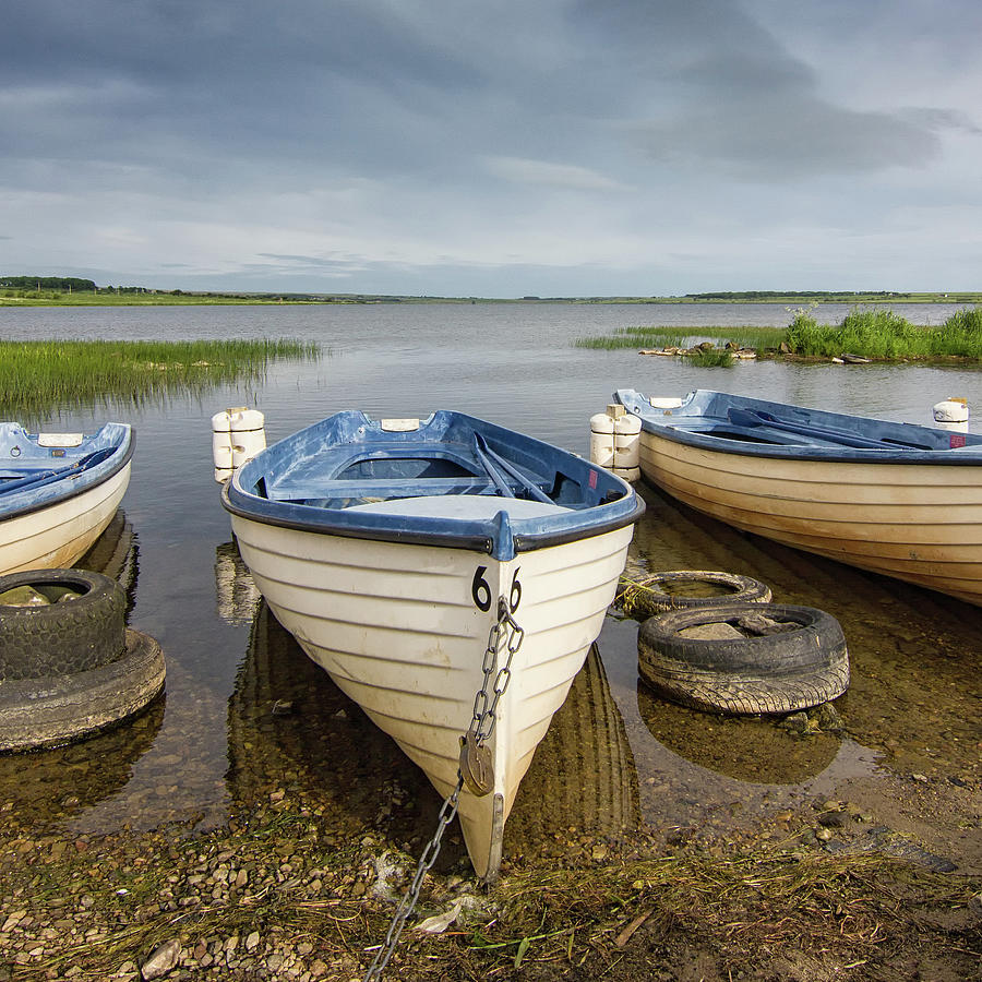 Boats On Loch Watten, Caithness Photograph by © Persley Photographics