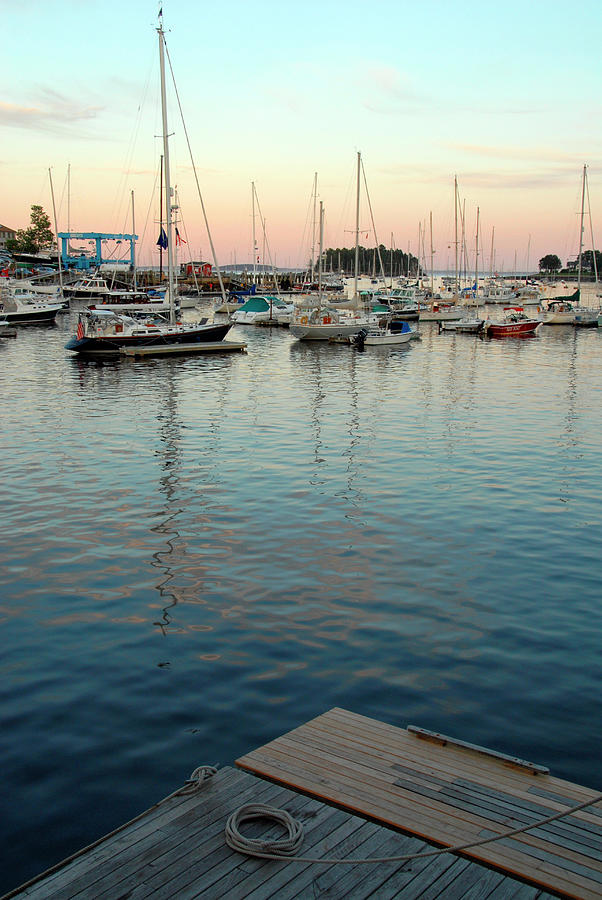 Boats On Penebscot Bay In Camden, Maine Photograph by Andrea Sperling Boats On Penebscot Bay In Camden, Maine Photograph by Andrea Sperling