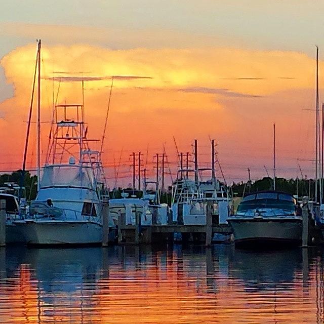 Boat Photograph - #boats #sailboats #sail #sunset #miami by Judy Kay