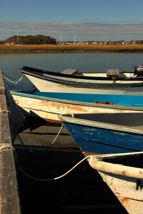 Boats Waiting Photograph by Amazing Jules