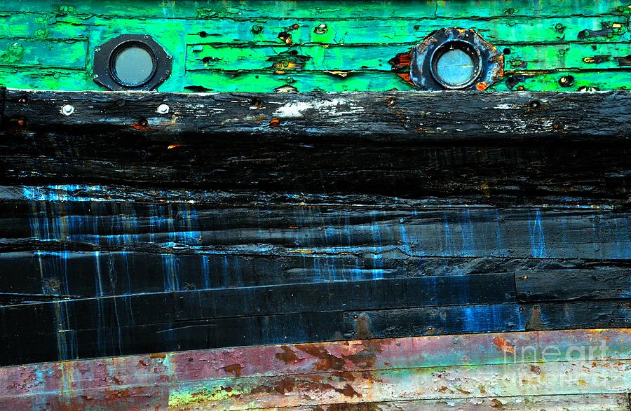 Boatyard Abstract 7 Photograph by Newel Hunter
