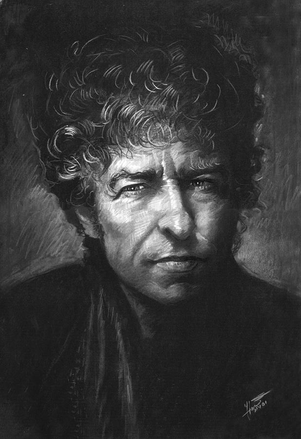 Bob Dylan Drawing by Viola El