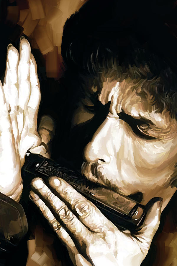 Bob Dylan Artwork 2 Painting by Sheraz A