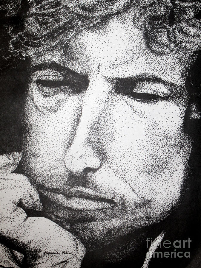 Bob Dylan Drawing by Kathleen Allen | Fine Art America