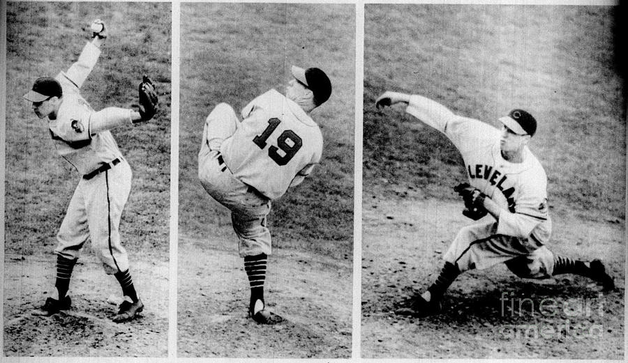 Bob Feller pitching Photograph by Vintage Collectables