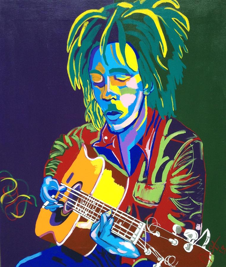 Bob Painting by Janice Westfall