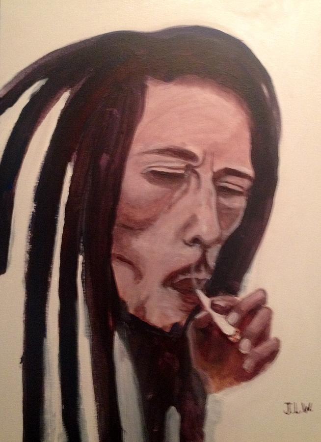 Bob Marley Painting - Bob Marley by Justin Lee Williams