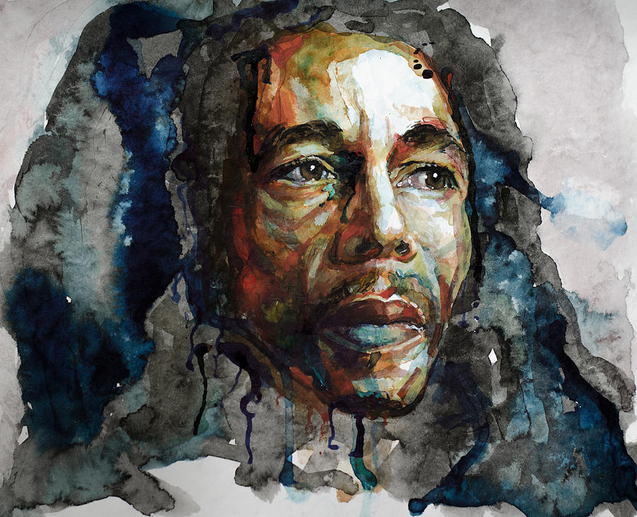 Bob Marley Painting by Laur Iduc