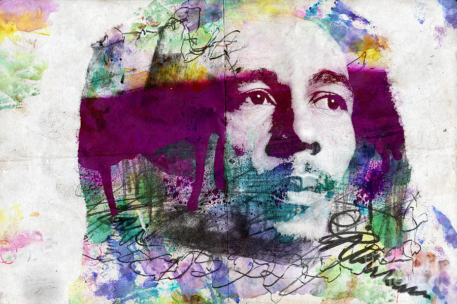 Bob Marley One Love Painting by Jonas Luis