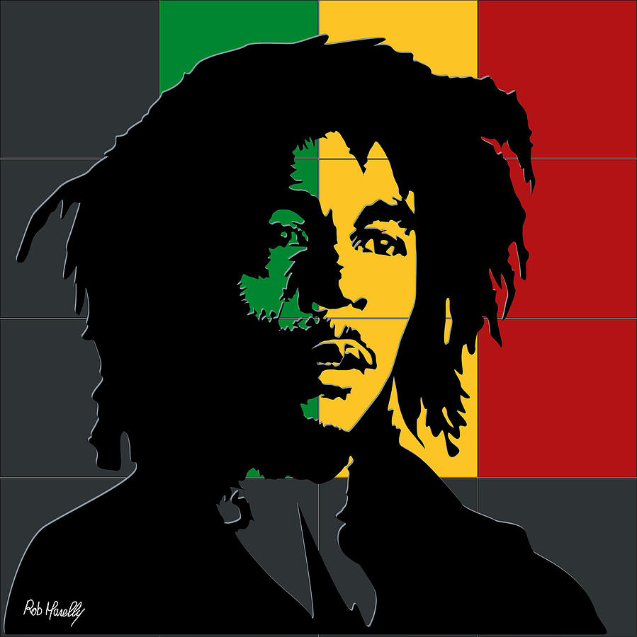 Bob Marley Painting by Roby Marelly - Pixels