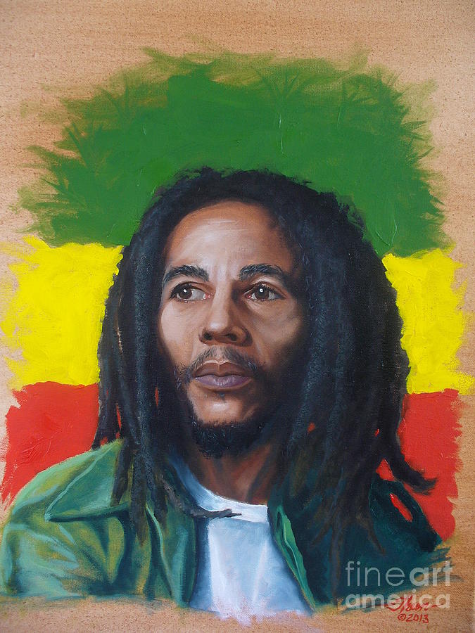 Bob Marley Painting - Bob Marley by Theon Guillory