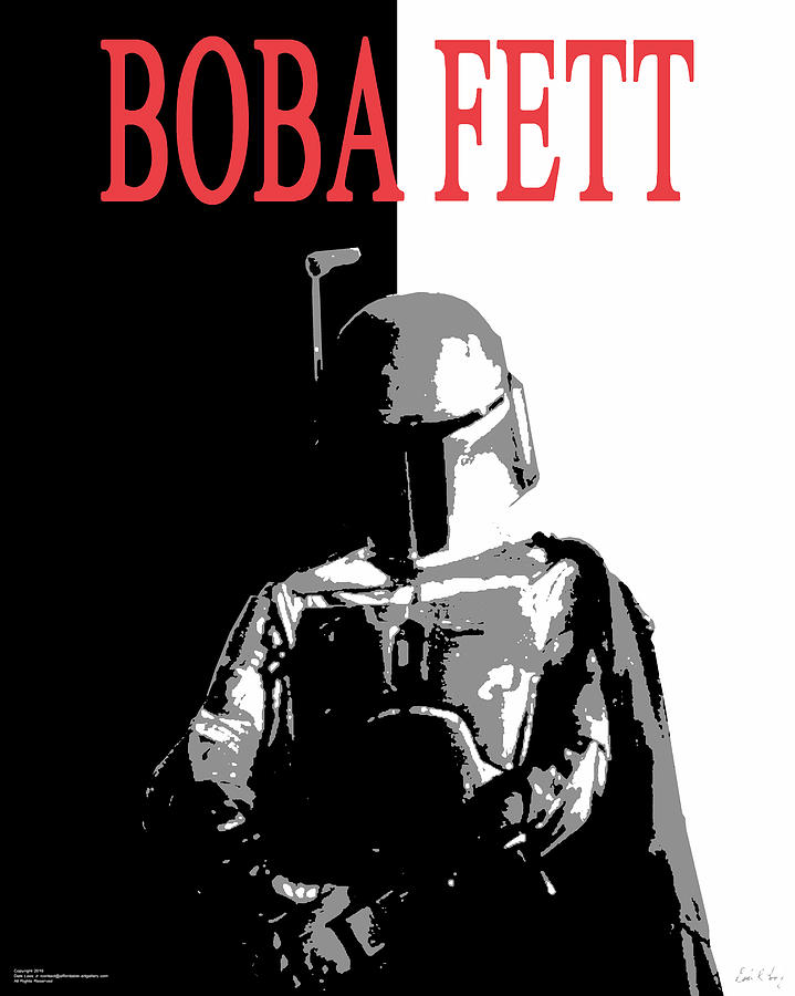 Boba Fett- Gangster Digital Art by Dale Loos Jr