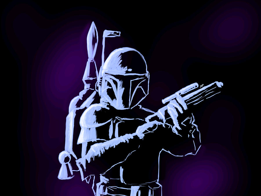 Boba Fett with Purple Haze by George Pedro Boba Fett with Purple Haze by George Pedro