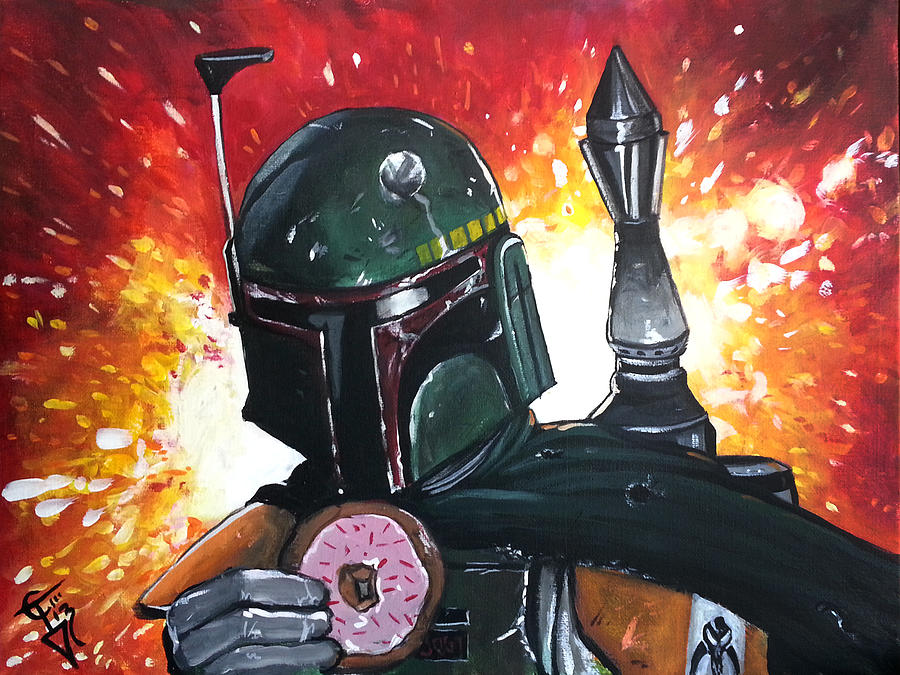 Boba with Sprinkles Painting by Tom Carlton