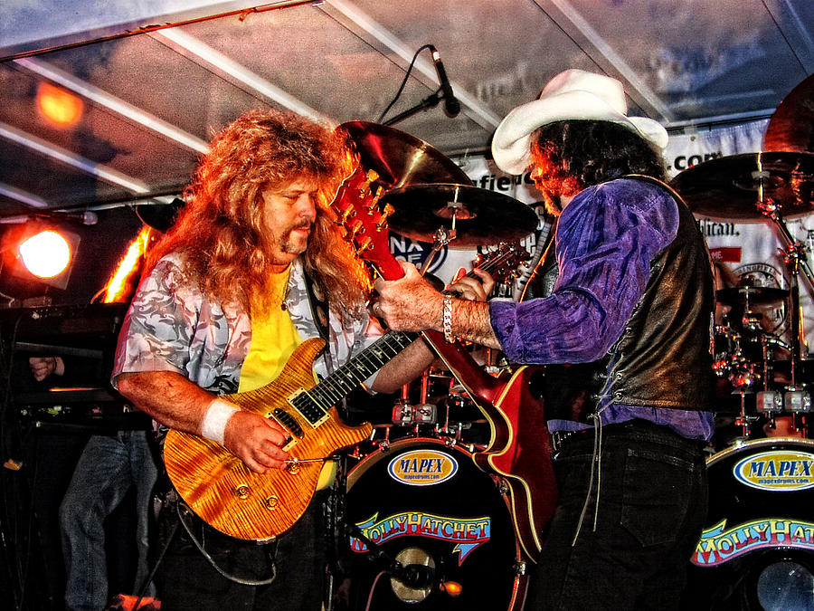 Bobby and Russ Jammin Photograph by Mike Martin