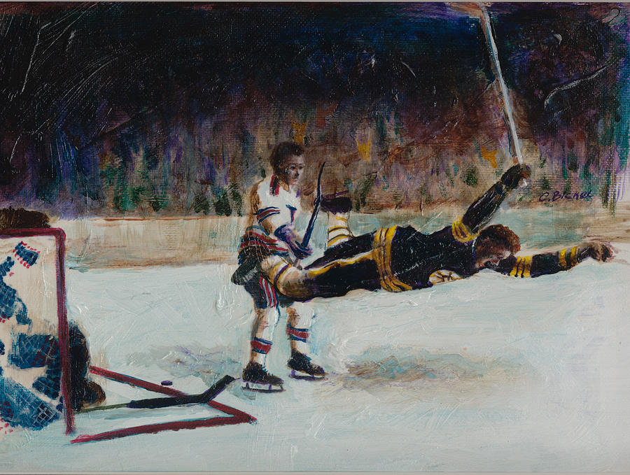 Bobby Orr Painting by Charles Bickel