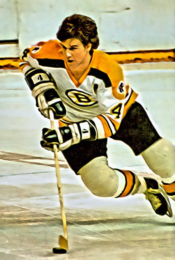 Bobby Orr Painting by Florian Rodarte