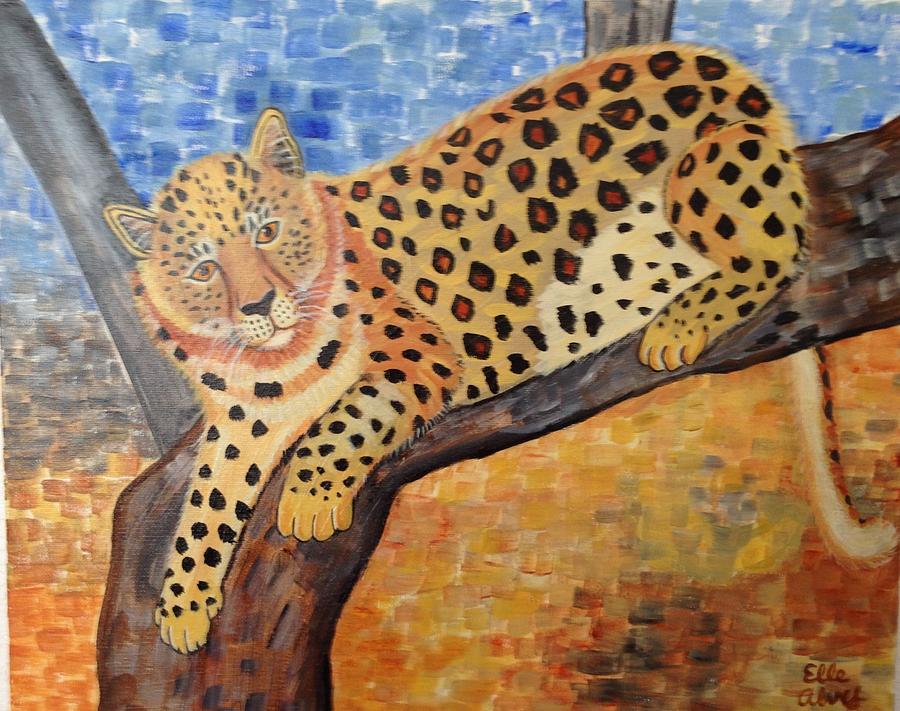 Leopard Painting - Bobcat by Elle Alves
