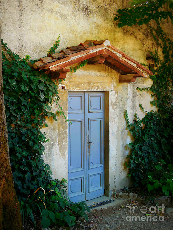 Boboli Blue Door Photograph by Valerie Reeves