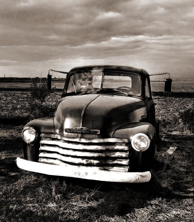 Truck Photograph - Bobs Truck in Sepia by Julie Dant