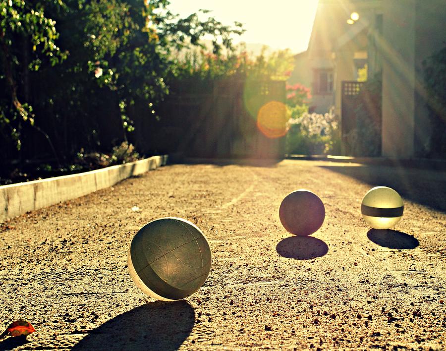 Bocce Balls Photograph by Steve Natale