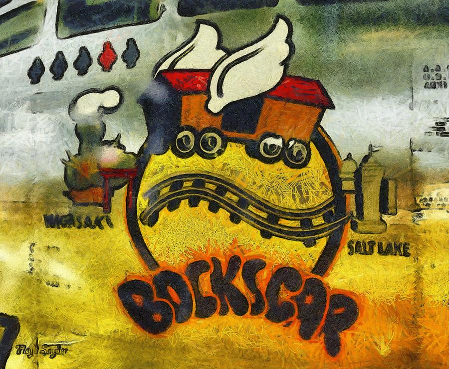 Bockscar Nose Art Abstract Photograph by Floyd Snyder
