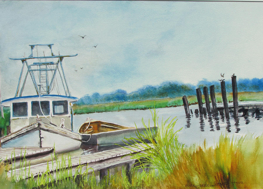 Bodash Bayou Painting by Bobby Walters