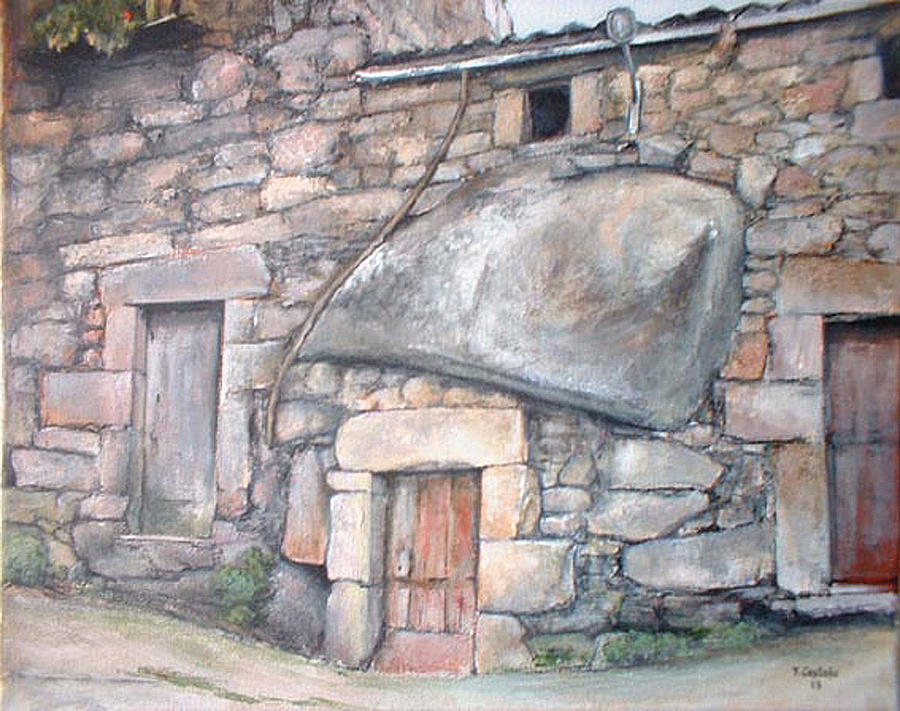 Bodega en Fermoselle Painting by Tomas Castano Bodega en Fermoselle Painting by Tomas Castano